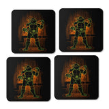 Shadow of the Nunchaku - Coasters