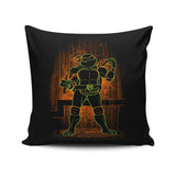 Shadow of the Nunchaku - Throw Pillow