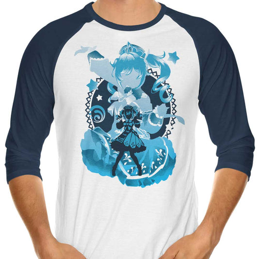 Shining Idol Barbara - 3/4 Sleeve Raglan T-Shirt