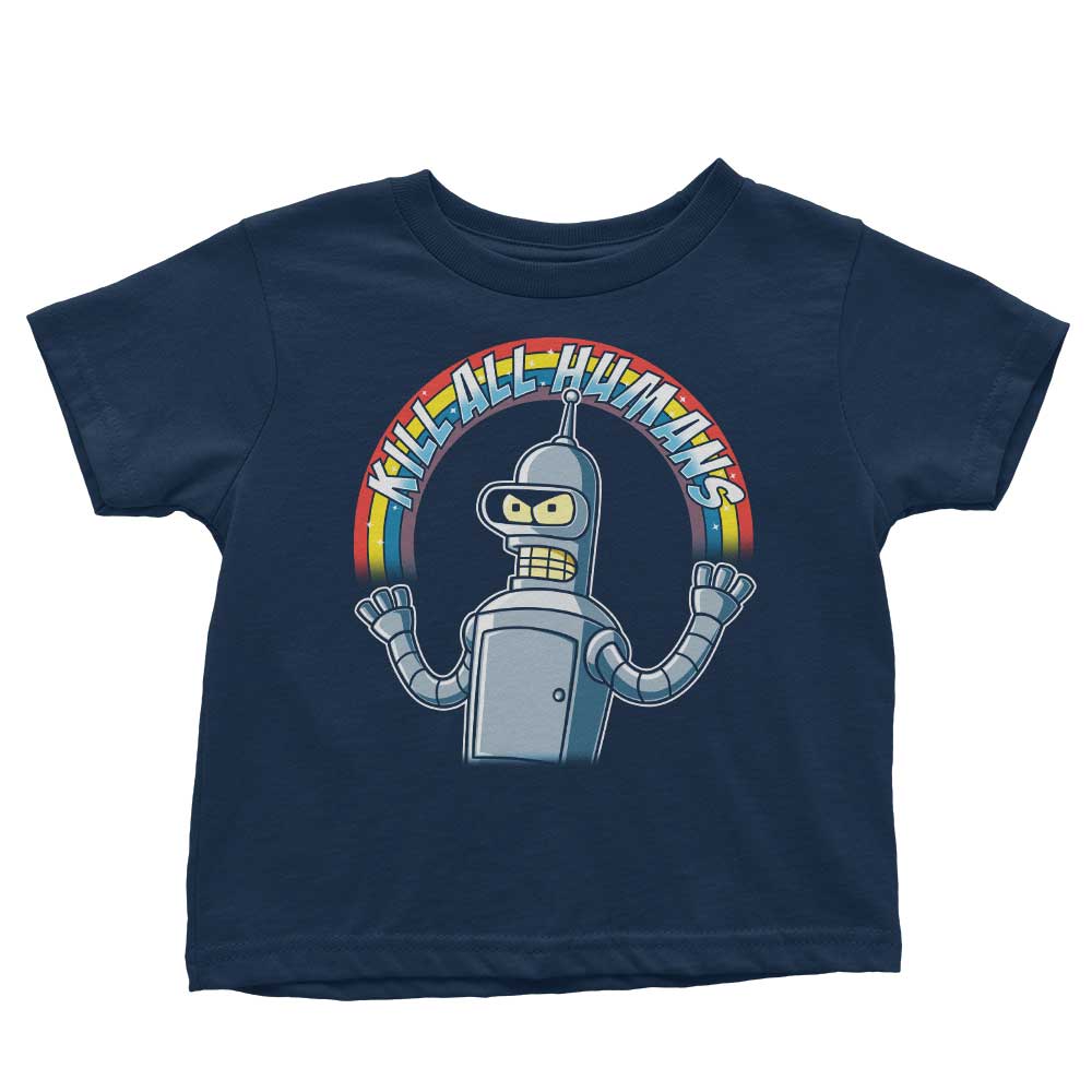 Shiny Metal Robot - Youth Apparel
