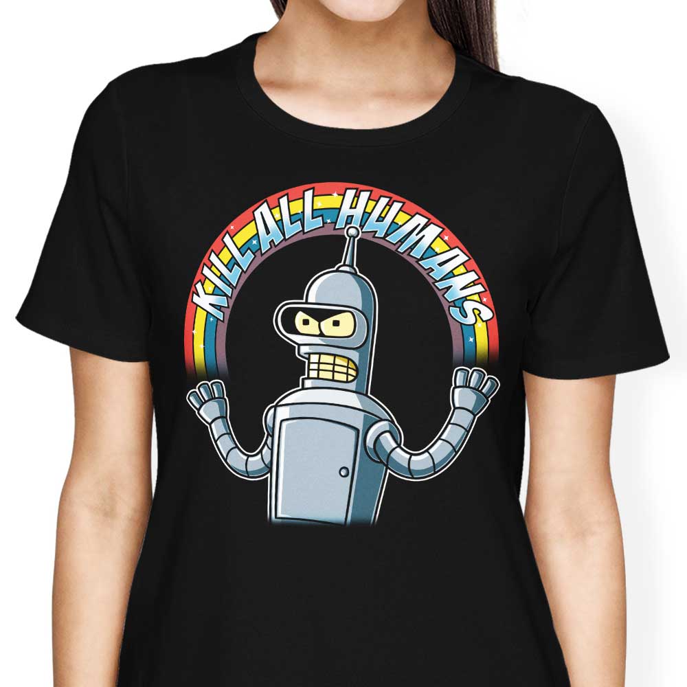 Shiny Metal Robot - Women's Apparel