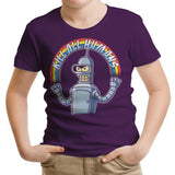 Shiny Metal Robot - Youth Apparel