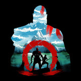 Silhouette of a God - Throw Pillow