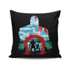 Silhouette of a God - Throw Pillow