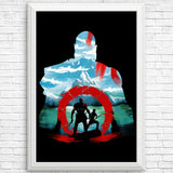 Silhouette of a God - Posters & Prints