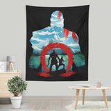 Silhouette of a God - Wall Tapestry