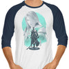 Silver Haired Soldier - 3/4 Sleeve Raglan T-Shirt