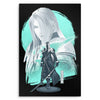 Silver Haired Soldier - Metal Print