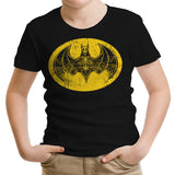 Skeleton Bat Signal - Youth Apparel