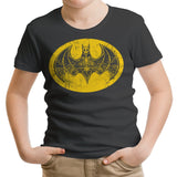 Skeleton Bat Signal - Youth Apparel