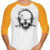 Skeleton Wizard - 3/4 Sleeve Raglan T-Shirt