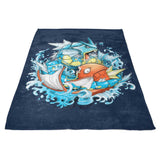 Slash Koi - Fleece Blanket