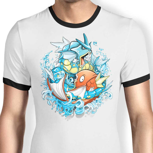 Slash Koi - Ringer T-Shirt