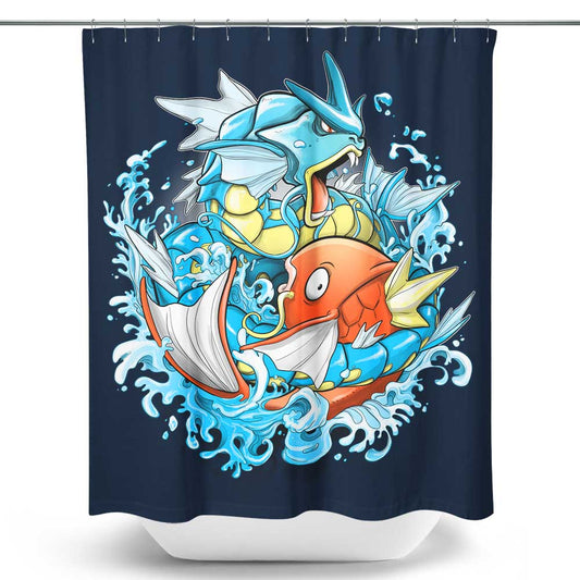 Slash Koi - Shower Curtain