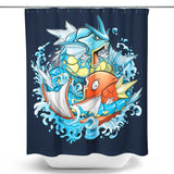 Slash Koi - Shower Curtain