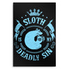 Sloth is My Sin - Metal Print