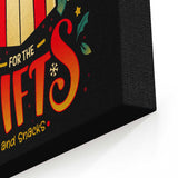 Sneaky Christmas Thief - Canvas Print