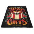Sneaky Christmas Thief - Fleece Blanket