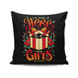 Sneaky Christmas Thief - Throw Pillow