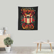 Sneaky Christmas Thief - Wall Tapestry