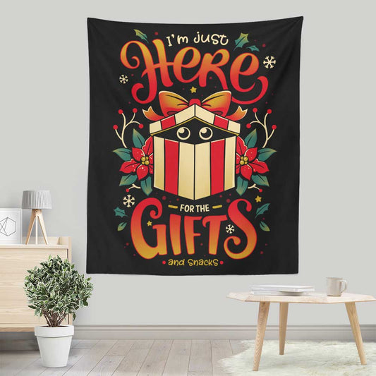 Sneaky Christmas Thief - Wall Tapestry