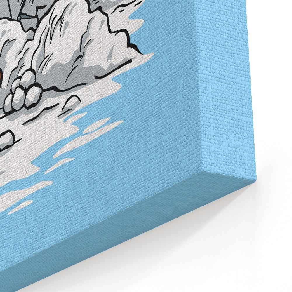 Snow Wars - Canvas Print