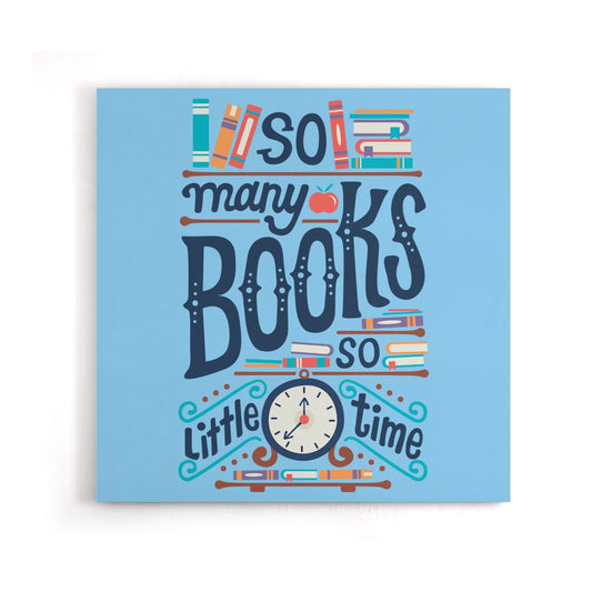 So Many Books - Canvas Print