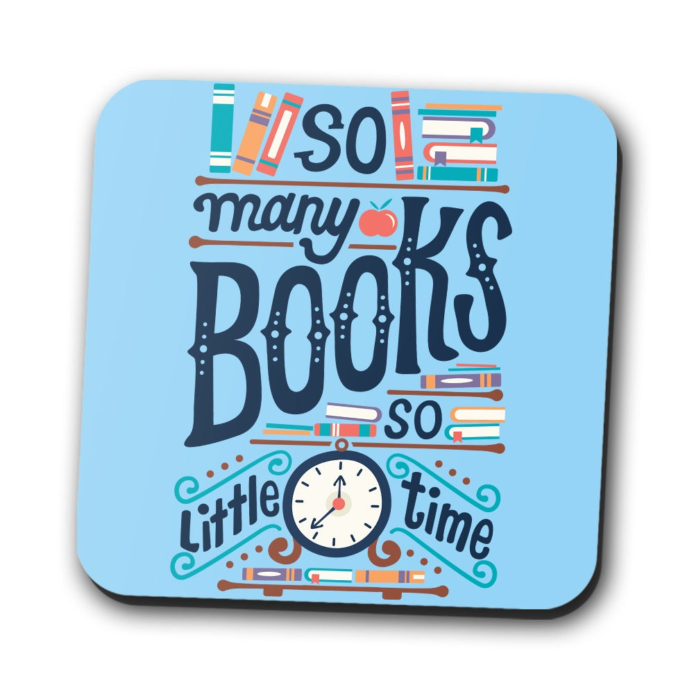 So Many Books - Coasters