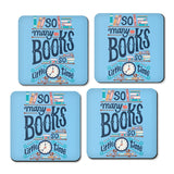So Many Books - Coasters