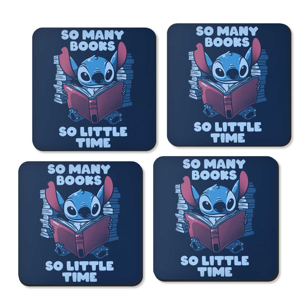 So Many Books - Coasters