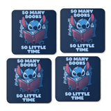 So Many Books - Coasters