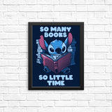 So Many Books - Posters & Prints