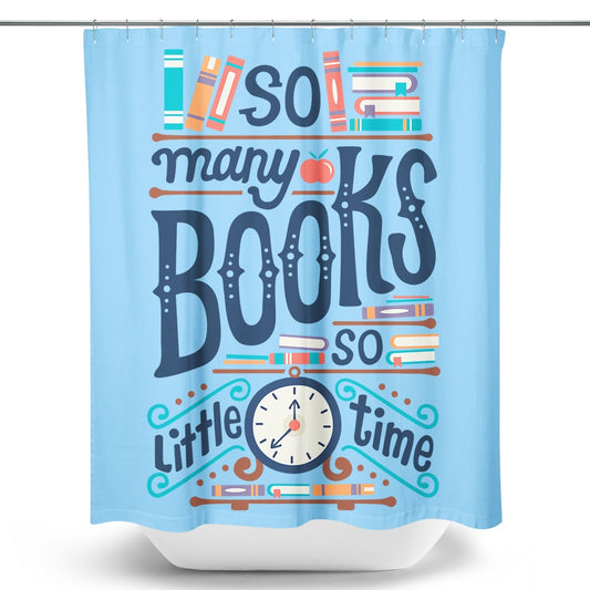 So Many Books - Shower Curtain