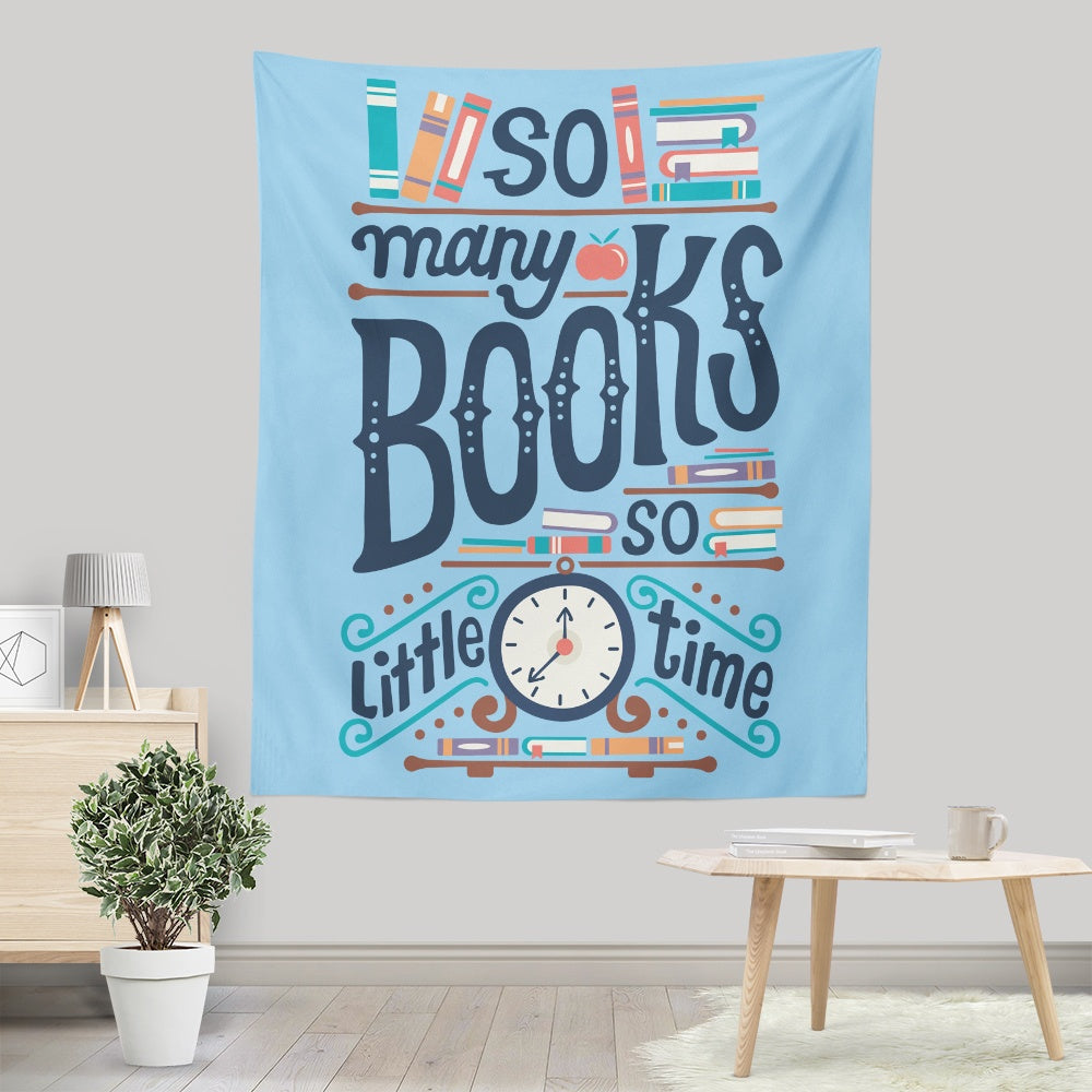 So Many Books - Wall Tapestry