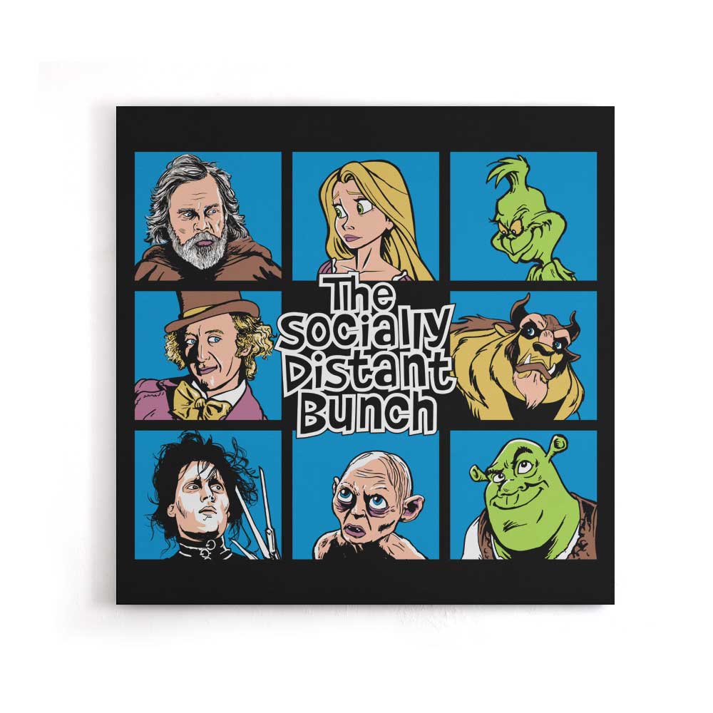 Social Distance Bunch - Canvas Print
