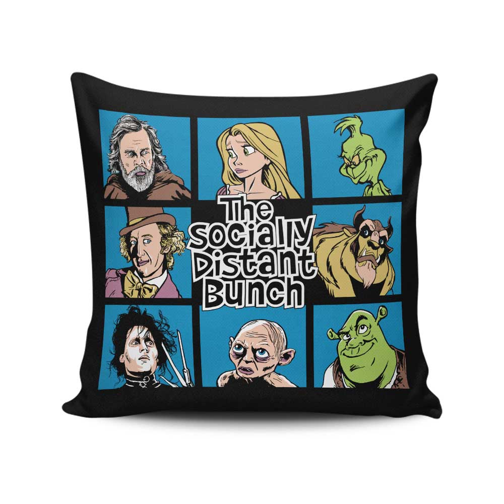 Social Distance Bunch - Throw Pillow