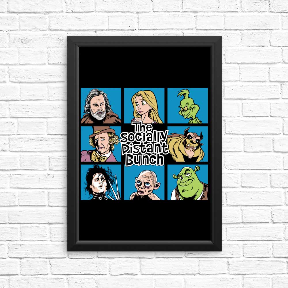 Social Distance Bunch - Posters & Prints