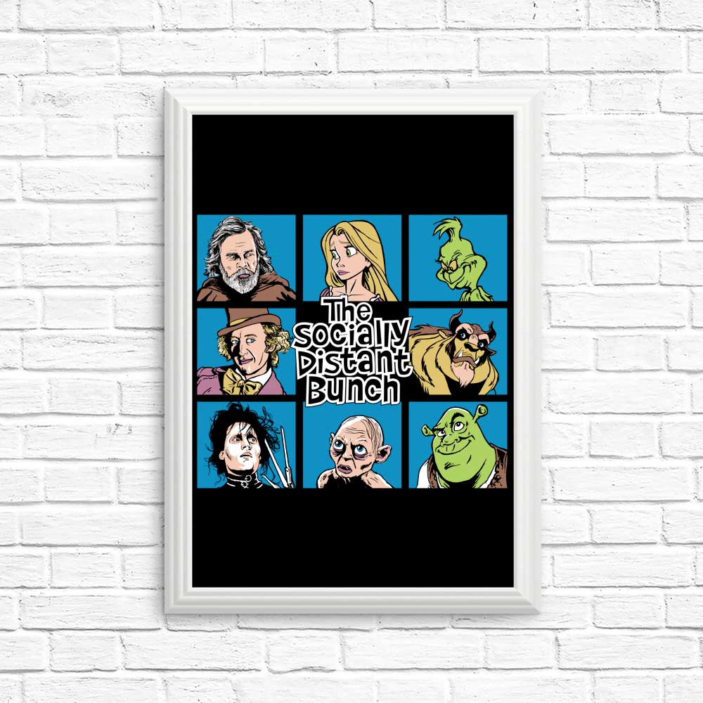 Social Distance Bunch - Posters & Prints