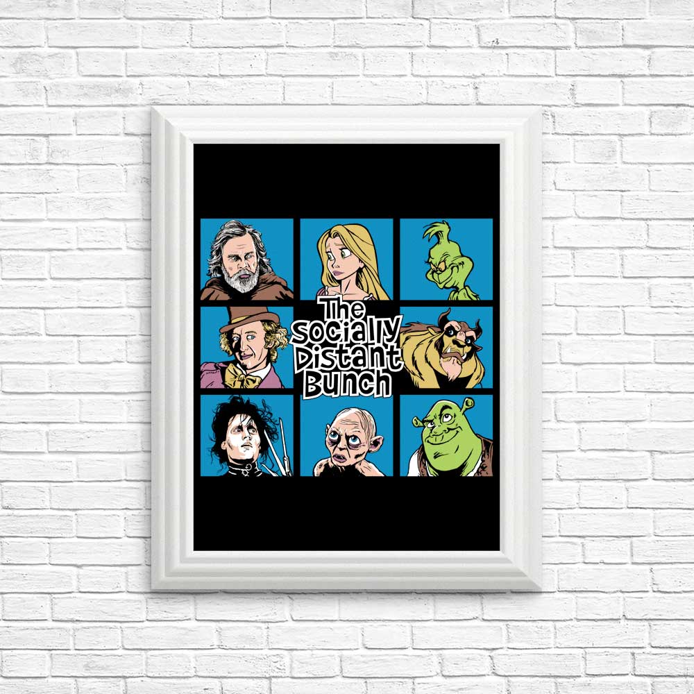 Social Distance Bunch - Posters & Prints