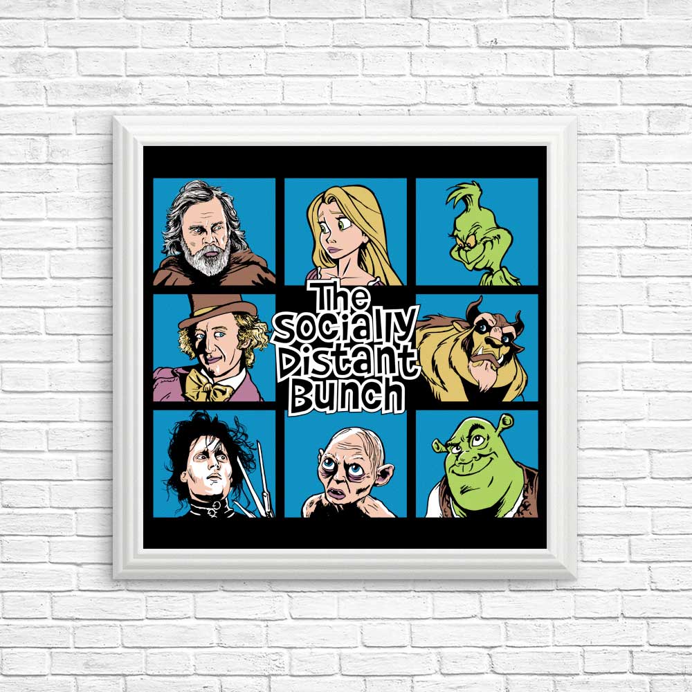 Social Distance Bunch - Posters & Prints
