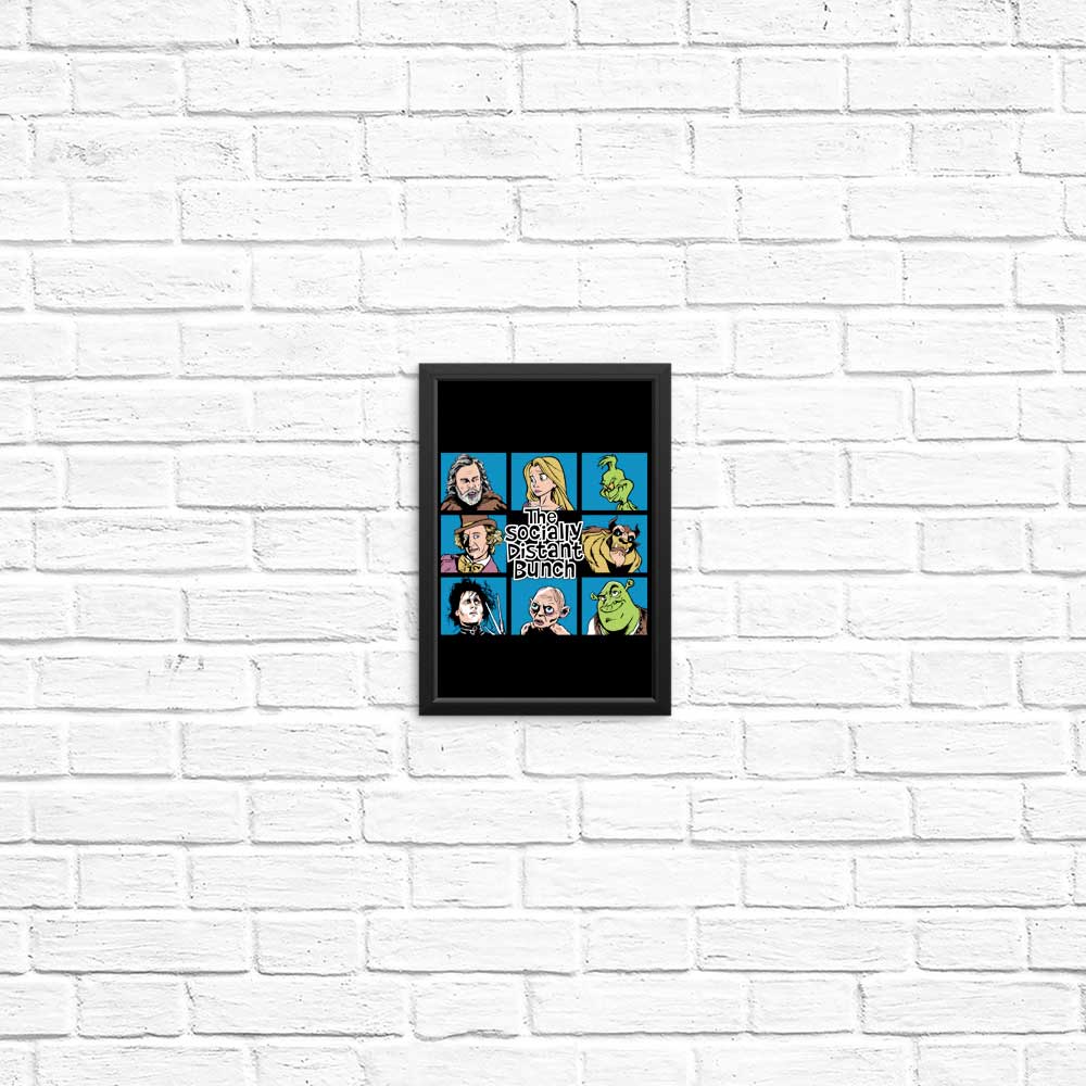 Social Distance Bunch - Posters & Prints