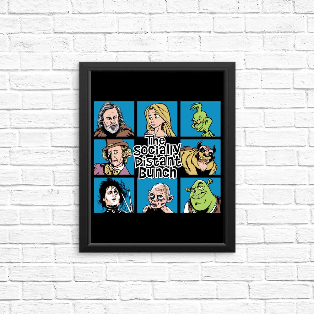 Social Distance Bunch - Posters & Prints