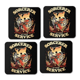 Sorcerer at Your Service - Coasters