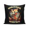Sorcerer at Your Service - Throw Pillow