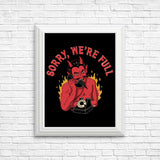 Sorry We're Full - Posters & Prints