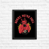 Sorry We're Full - Posters & Prints