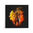 Soul of Fire Ninja - Canvas Print