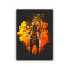 Soul of Fire Ninja - Canvas Print