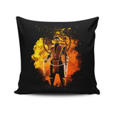 Soul of Fire Ninja - Throw Pillow