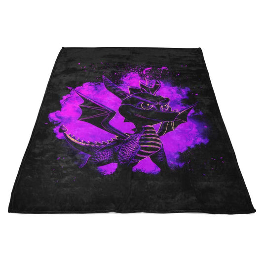 Soul of the Fiery Dragon - Fleece Blanket